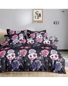 Комплект постельного белья Alleri Эко Сатин Евро / СС-561