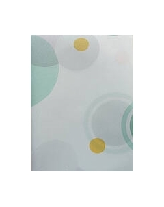 Шторка-занавеска для ванны Miranda Circle Green