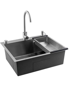 Мойка кухонная со смесителем Futur FK 5550 Eco Embossing Pop-up Mixer plus