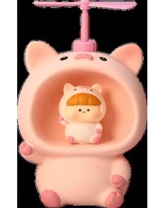 Ночник ILikeGift Baby pig fan / 1041-15B Ilikegift