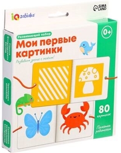 Развивающий игровой набор Zabiaka IQ Мои первые картинки / 10670638