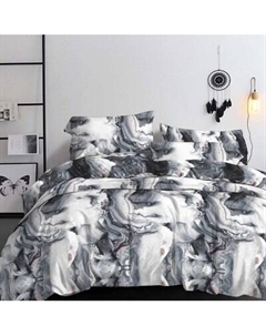 Комплект постельного белья Alleri Эко Сатин Евро / СС-552