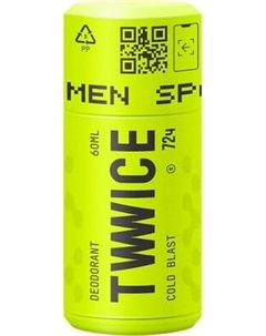 Дезодорант шариковый E-Rasy Tvvvvice Deo Sport Men Холодный взрыв E-rasy