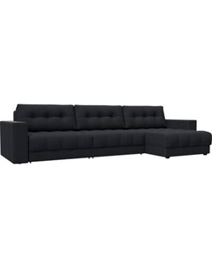 Диван угловой Лига Диванов Лига-049 НПБ Лонг универсальный с декором Лига диванов