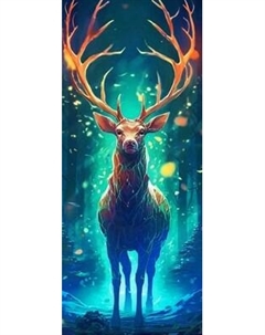 Картина по номерам Молли Волшебный олень 35x88 / HRP0173 Molli