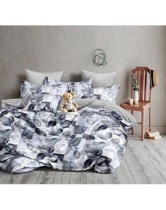 Комплект постельного белья Реноме Евро Темно-синяя коллекция New St-2594