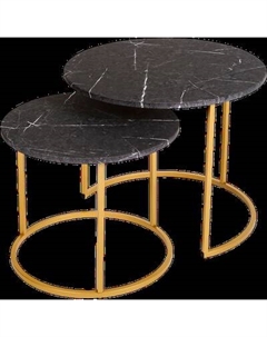 Комплект журнальных столиков Мебелик МеталлАрт М001