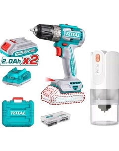 Аккумуляторная дрель-шуруповерт TOTAL TDLI20453+аккумуляторная кофемолка TCF029T / TOSLI240315 Total