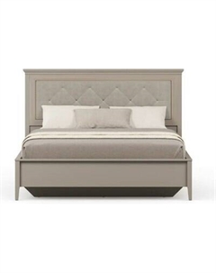 Двуспальная кровать Black Red White Classic LOZ160x200 с мягким элементом М Black red white