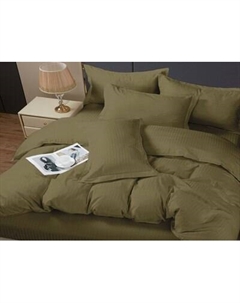 Комплект постельного белья PANDORA №1х1 17-0627 Оливковый (N) Евро-стандарт Pandora
