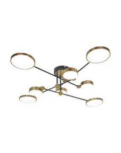 Потолочный светильник Mirastyle SL-41214/4+4 BK+YB