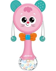 Развивающая игрушка Азбукварик Мышонок. Зверята-барабанчики / 3353