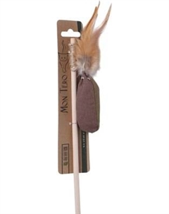 Игрушка для кошек Mon Tero Eco Дразнилка-удочка Мешочек мяты / 60305 Mon tero