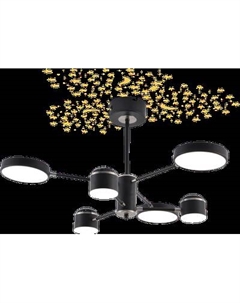 Потолочный светильник Mirastyle MH-3288/6 BK+NICKEL