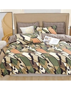 Комплект постельного белья Alleri Сатин Creative 2сп с Евро Max простыней / СК-243