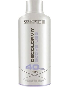 Эмульсия для окисления краски Selective Professional Decolorvit Active Use 12% / 70143 Selective professional