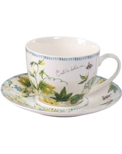 Чашка с блюдцем Fioretta La Belle Vie TDS775