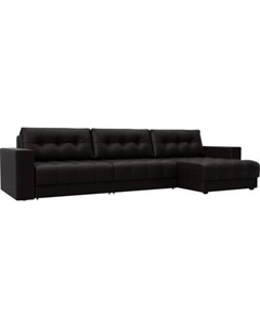 Диван угловой Лига Диванов Лига-049 НПБ Лонг универсальный с декором Лига диванов