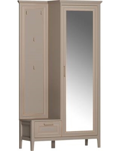 Секция в прихожую Black Red White Classic с вешалкой PPK1D1K/P Black red white