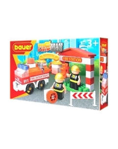 Конструктор Bauer Fireman Пожарная машина и пожарный гидрант / 739