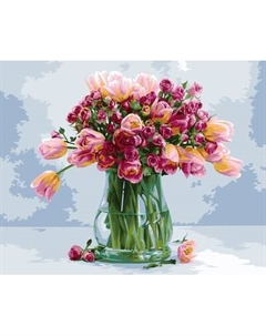 Картина по номерам Фрея Изящный букет / PNB/PL-143 Freya