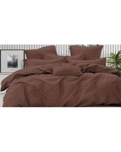 Комплект постельного белья PANDORA №1х1 19-1213 Горький шоколад (N) Семейный Pandora