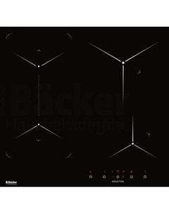 Индукционная варочная панель Backer BIH604-1T-S5 Black
