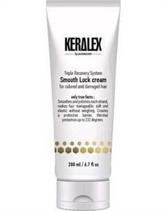 Крем для волос Keralex Термозащитный разглаживающий