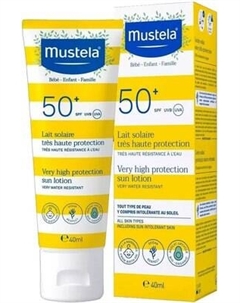 Лосьон для загара с очень высокой степенью защиты Mustela