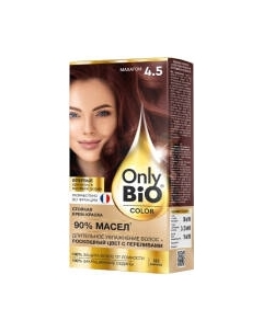 Крем-краска для волос Only Bio Color Стойкая тон 4.5 Only bio