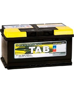 Автомобильный аккумулятор TAB EFB 75R L4 R+ Tab