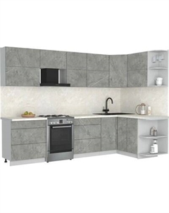 Кухонный гарнитур Интерлиния Мила Матте 1.5x3.0 Б PR