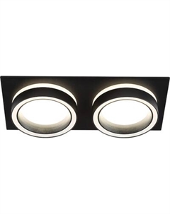 Точечный светильник Ambrella TN52424/2 BK/FR