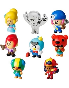 Набор фигурок коллекционных Brawl Stars Леон и Мэг / BRW2070B Brawl stars