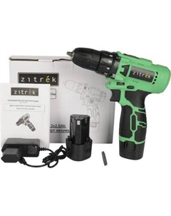 Аккумуляторная дрель-шуруповерт Zitrek Green 12-Li Plus / 083-1114