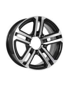 Литой диск K&K Палладика 16x7" 5x139.7мм DIA 110.1мм ЕТ 5мм Алмаз черный K&k