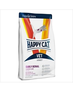 Сухой ветеринарный корм для кошек Happy Cat Vet Early Renal&Cardio Happy cat