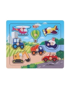 Развивающая игра Mapacha Вкладыши. Транспорт / 962011