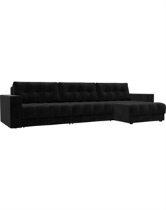 Диван угловой Лига Диванов Лига-049 НПБ Лонг универсальный с декором Лига диванов