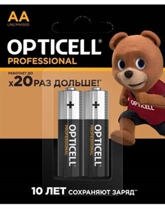 Комплект батареек Professional AA Opticell
