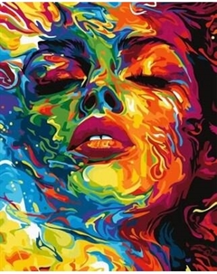 Картина по номерам Красочный портрет / J091 Ilikegift