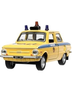 Автомобиль игрушечный Технопарк Милиция / ZAZ968A-12SLPOL-YE