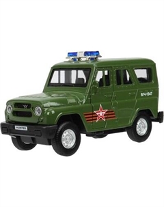 Автомобиль игрушечный Технопарк Uaz Hunter Армия России / HUNTER-12SLARR-GN-WOD