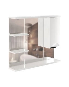 Шкаф с зеркалом для ванной Mixline Этьен 80 R 540869