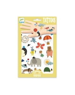 Набор временных татуировок Djeco Забавные мелочи / 09579