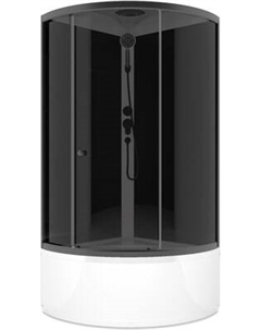 Душевая кабина Domani-Spa Simple 99 High 90x90 / DS01Sm99HBT00.Gt-V1.2-Black Domani-spa