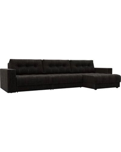 Диван угловой Лига Диванов Лига-049 НПБ Лонг универсальный с декором Лига диванов