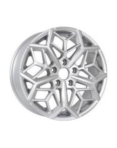 Литой диск KDW KD1710 17x7" 5x114.3мм DIA 66.1мм ET 50мм Silver Painted Kdw