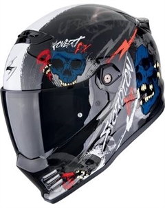 Мотошлем Scorpion Exo Covert-Fx Skullz Scorpion exo