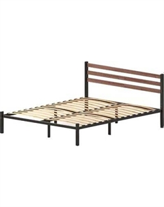 Двуспальная кровать Домаклево Сталь 160x200